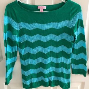 Lilly Pulitzer 3/4 sleeve sweater